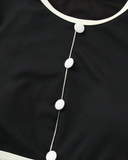 Ensemble bikini boutonné