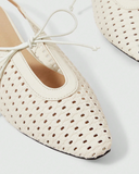 Ballerines pointues crème