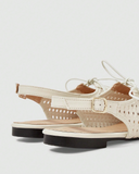 Ballerines pointues crème