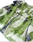 Green Patchwork Top