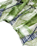 Green Patchwork Top