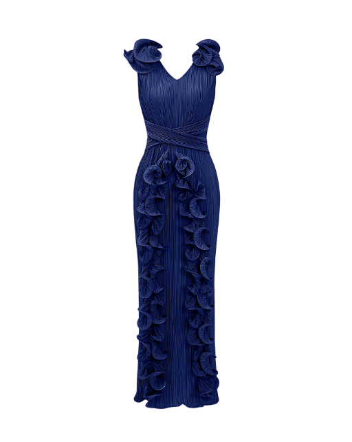 3D Floral Maxi Dress