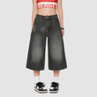 Wash Wide-Leg Denim