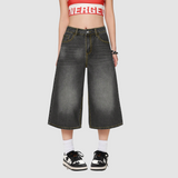 Wash Wide-Leg Denim