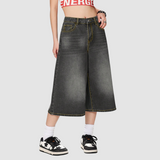 Wash Wide-Leg Denim