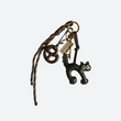 Edgy Chic INS Style Keychain Set.