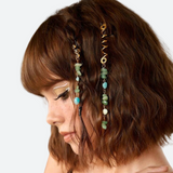 Bijoux de tresses de cheveux bohèmes