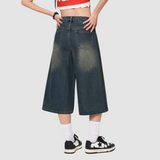 Wash Wide-Leg Denim