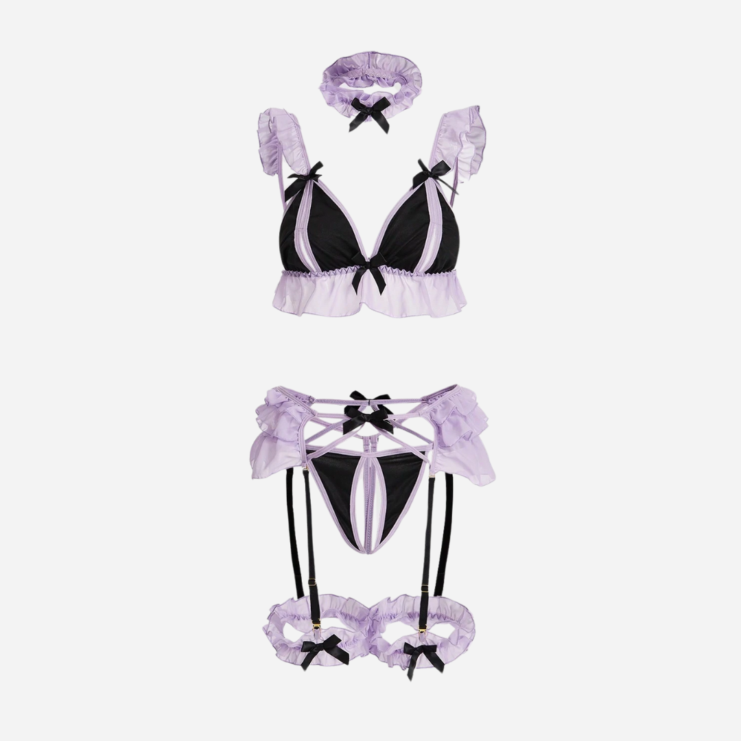 Kawaii 6pcs Lingerie Set.