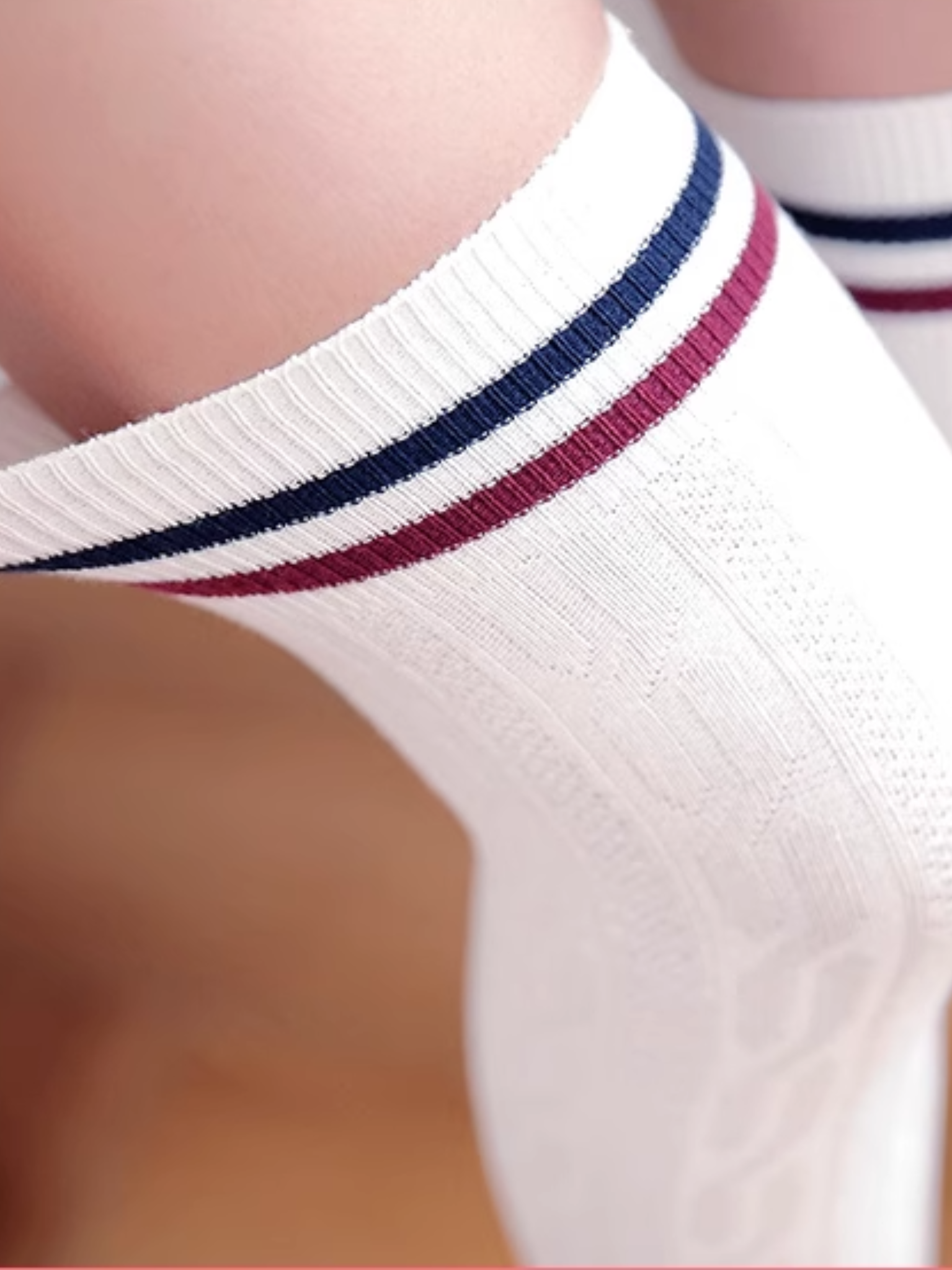 Striped Over-the-Knee Socks