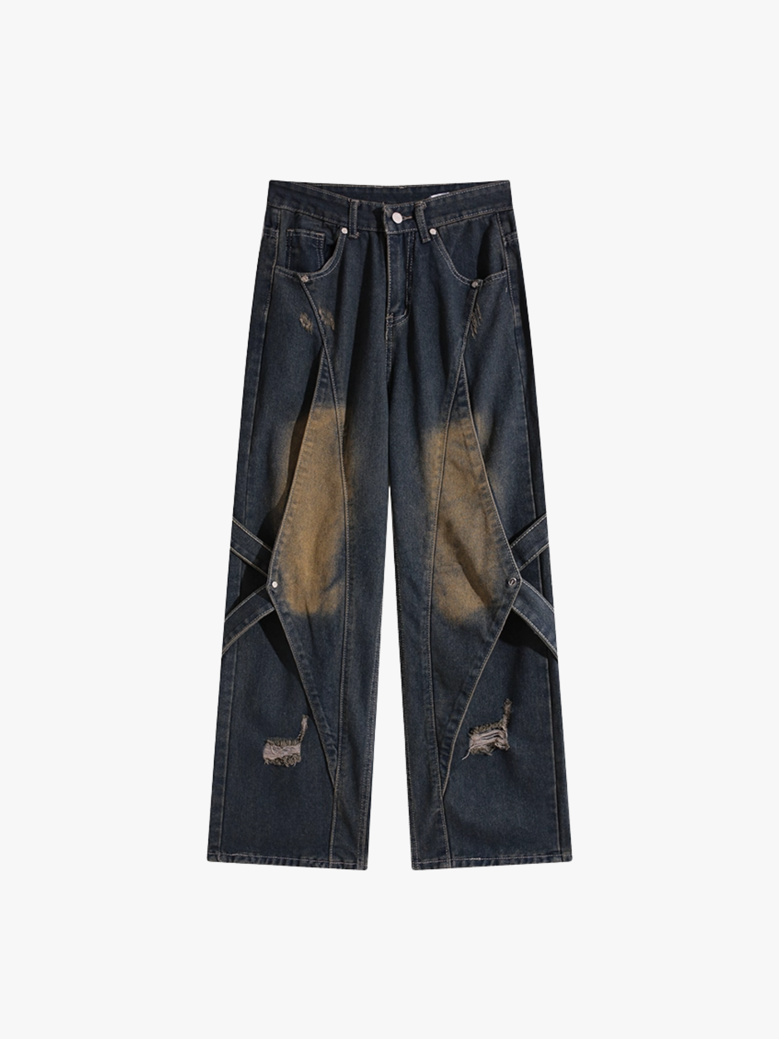 Wide-Leg Cargo Pants