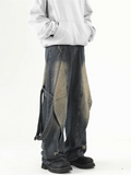 Wide-Leg Cargo Pants