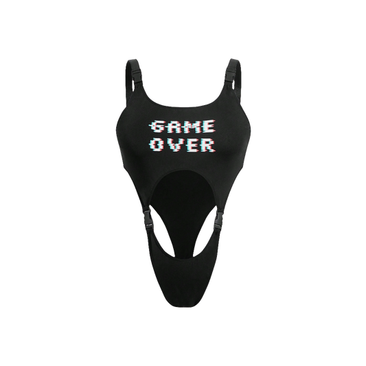 Game Over Cut-Out Bodysuit