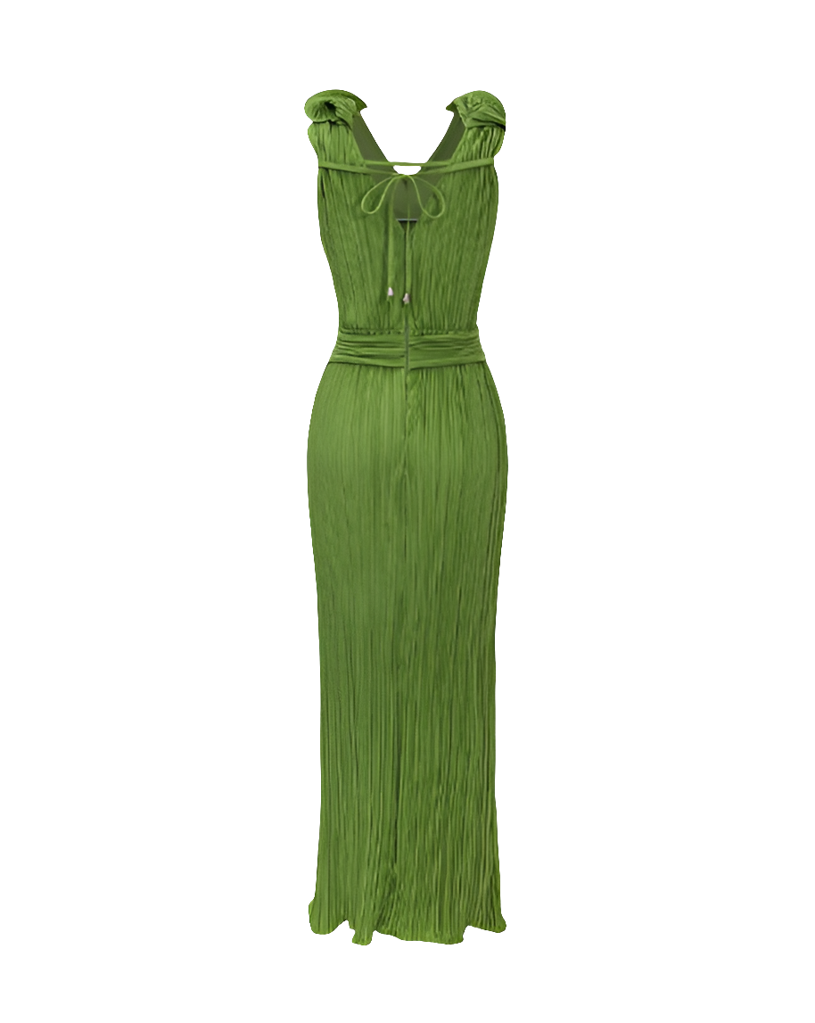 3D Floral Maxi Dress