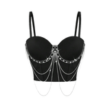 Rhinestone Chain Corset