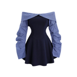 Mini-robe de style universitaire