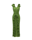 3D Floral Maxi Dress