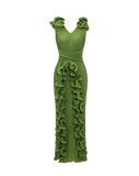 3D Floral Maxi Dress