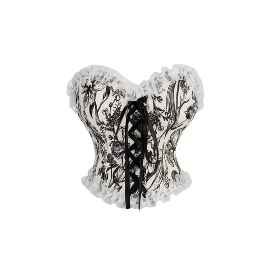 Vintage Floral Corset Top