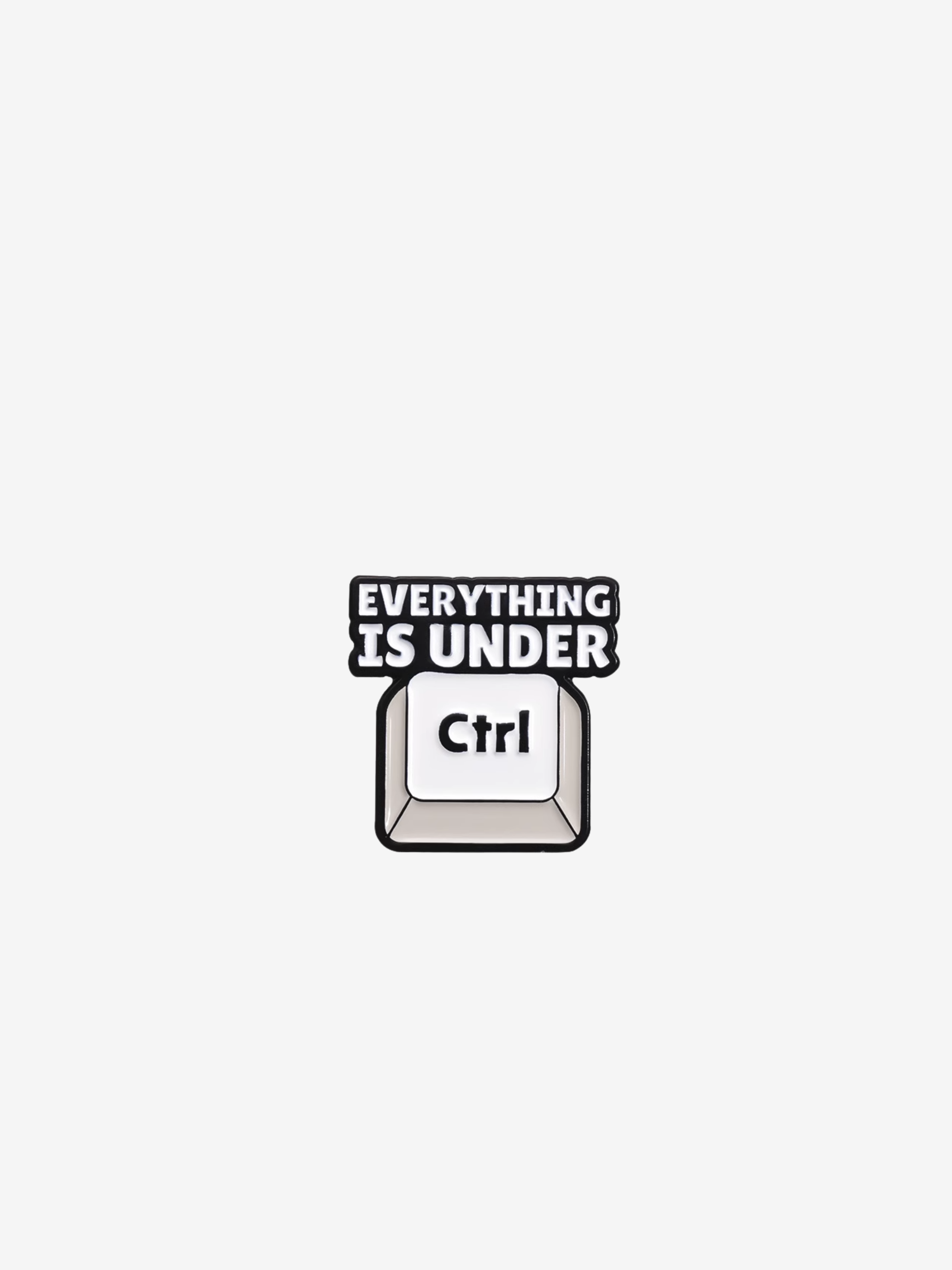 Ctrl Key Brooch Pin's