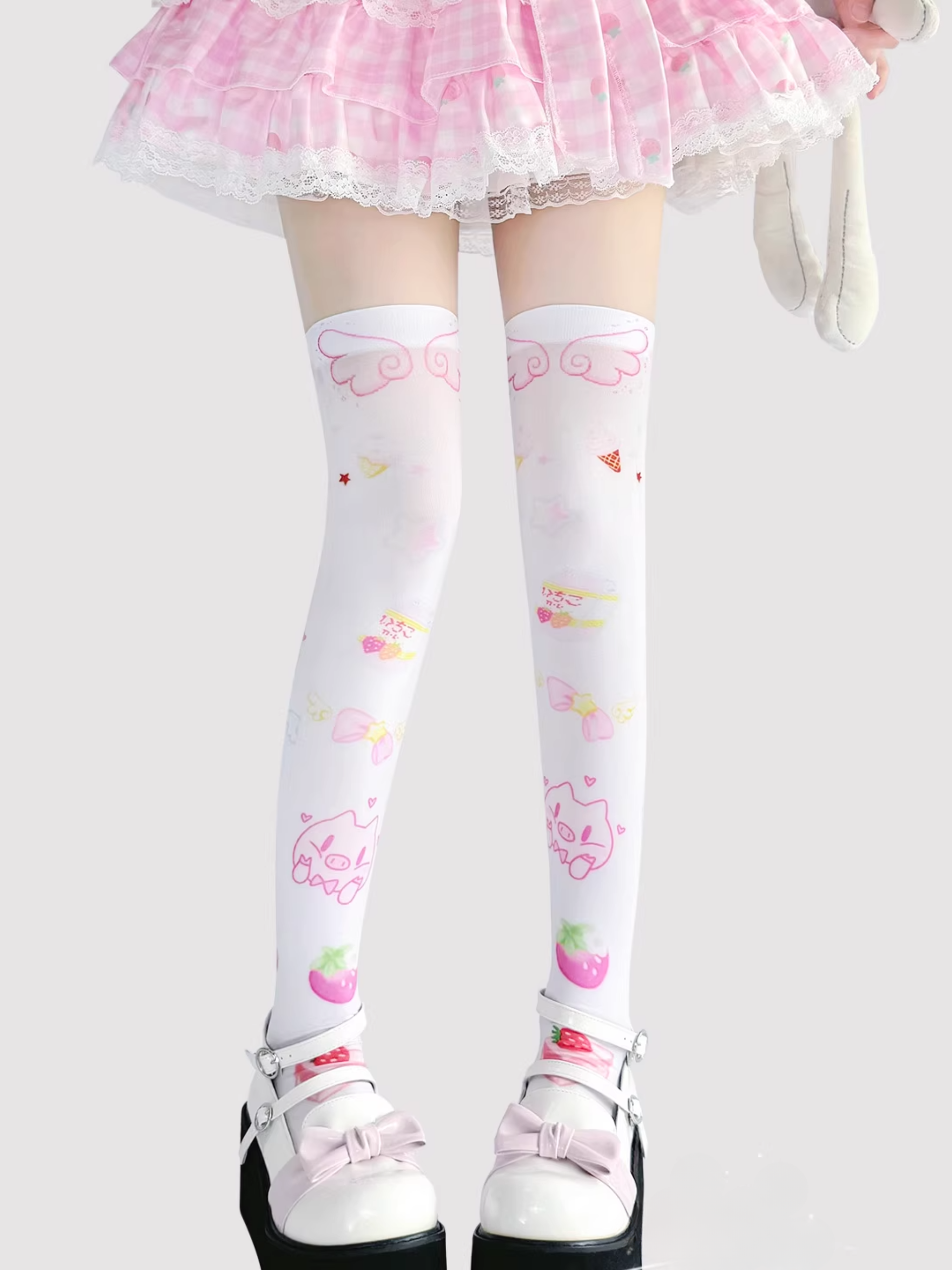 Girlish Thigh Socks