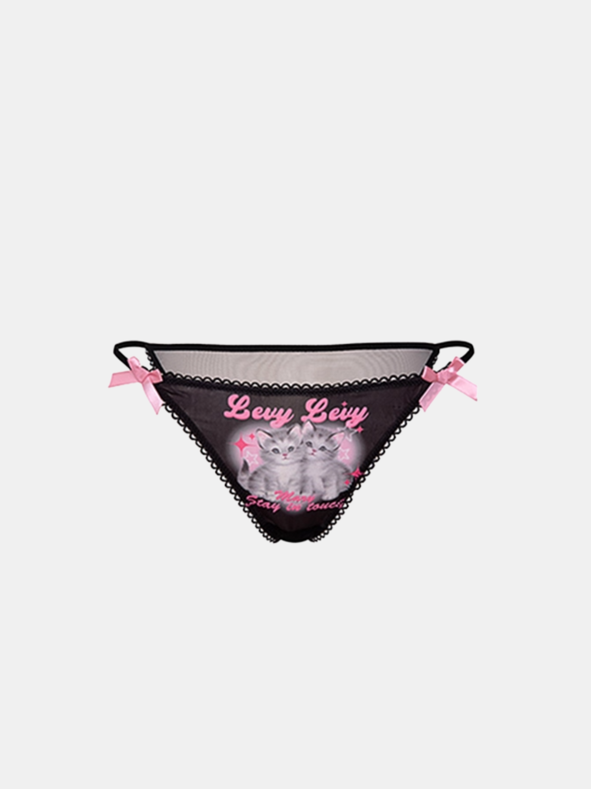 Cute Kitten Lace Panties