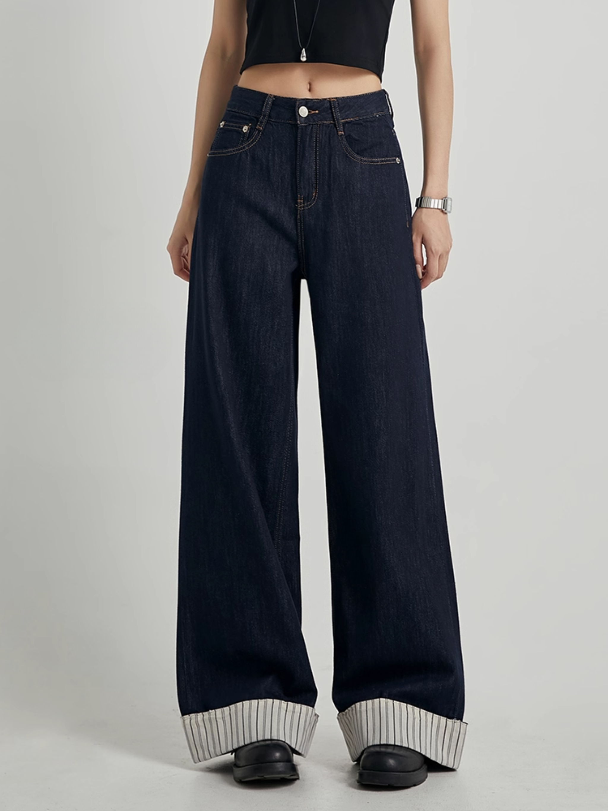 High Waisted Wide Leg Jeans
