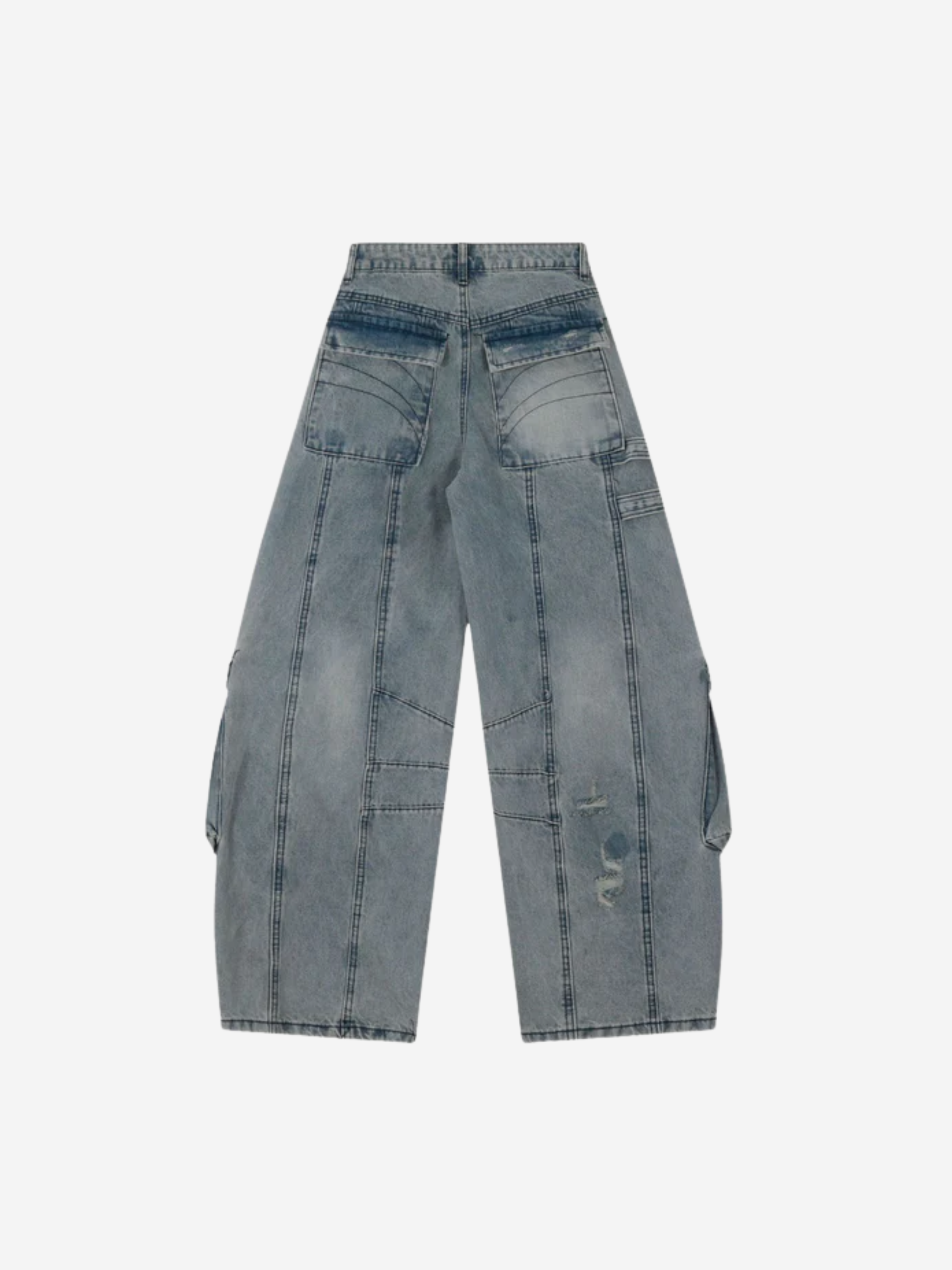 Cargo Wide-Leg Jeans
