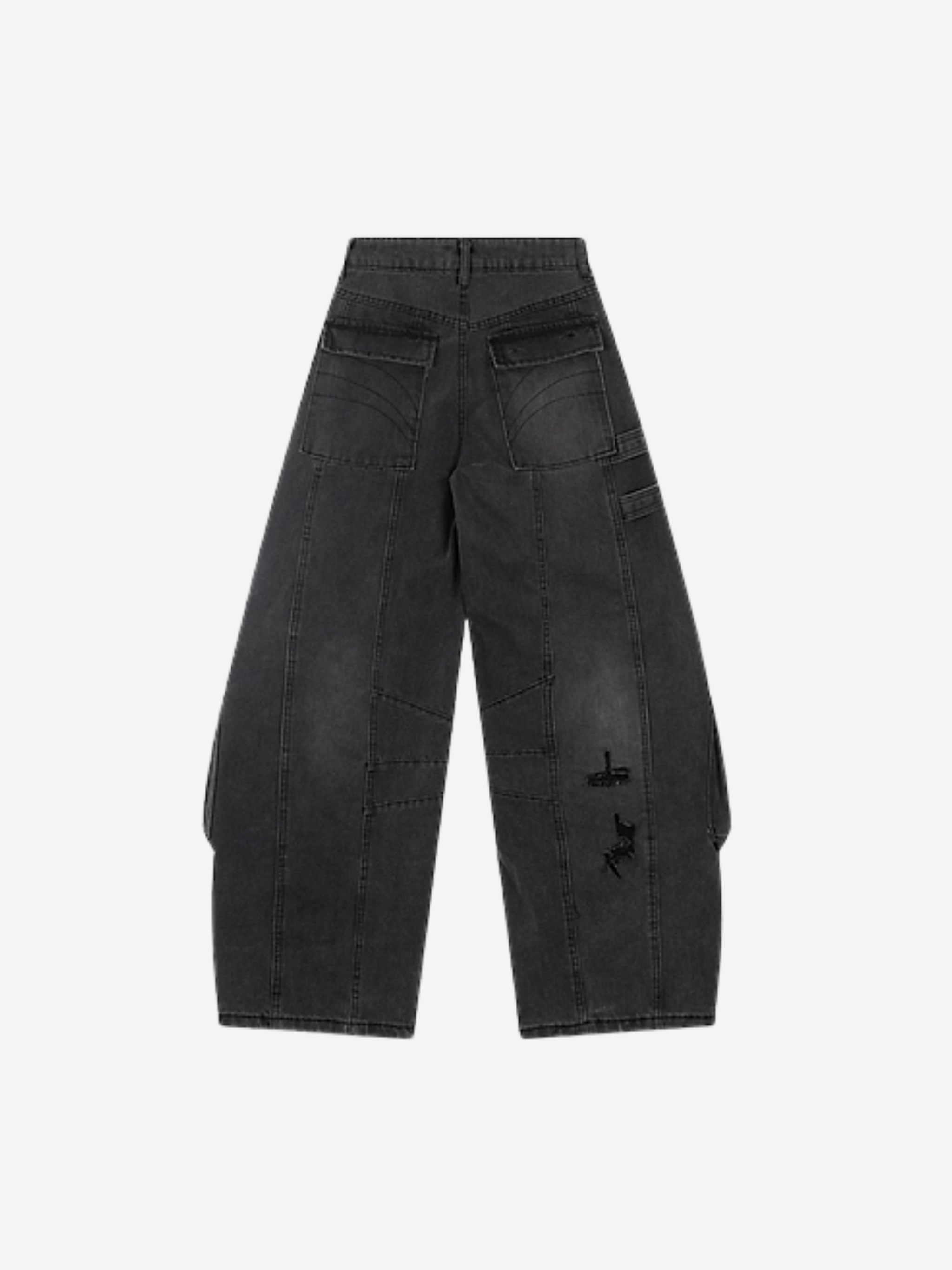 Cargo Wide-Leg Jeans