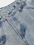 Cargo Wide-Leg Jeans