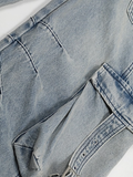 Cargo Wide-Leg Jeans