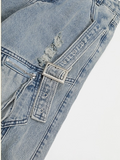 Cargo Wide-Leg Jeans