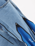 Zipper Stripe Jeans