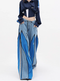 Zipper Stripe Jeans