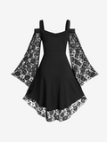 Lace Bell Sleeve Dress