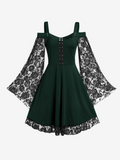 Lace Bell Sleeve Dress