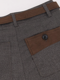 Wide-Leg Bermuda Shorts