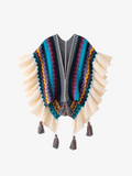Ruffles Open Poncho