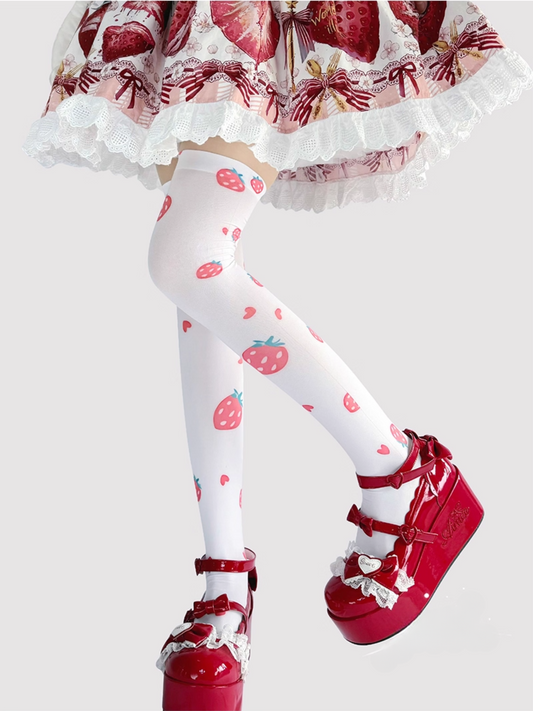 Girlish Thigh Socks