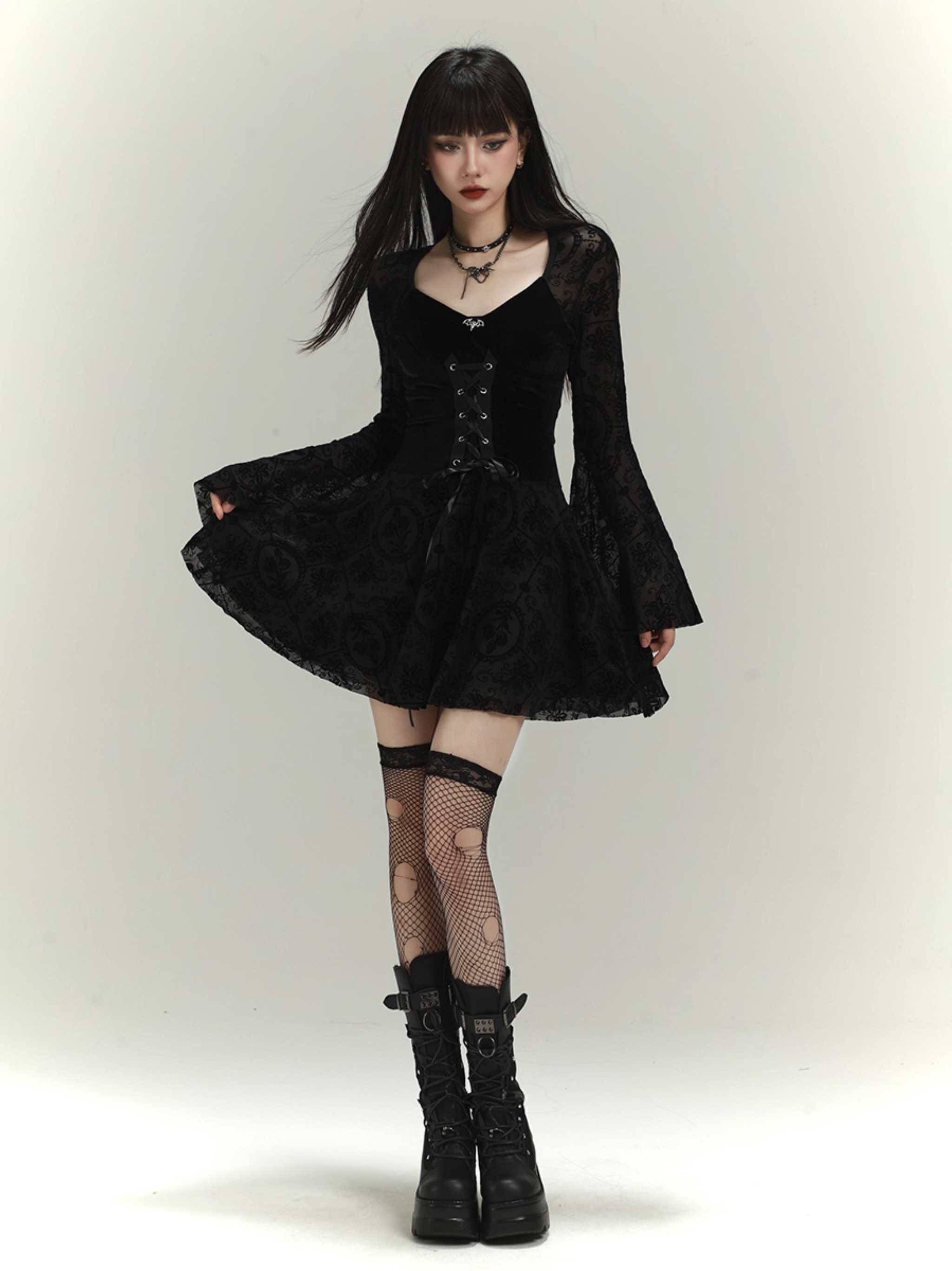 Girl Black Dress