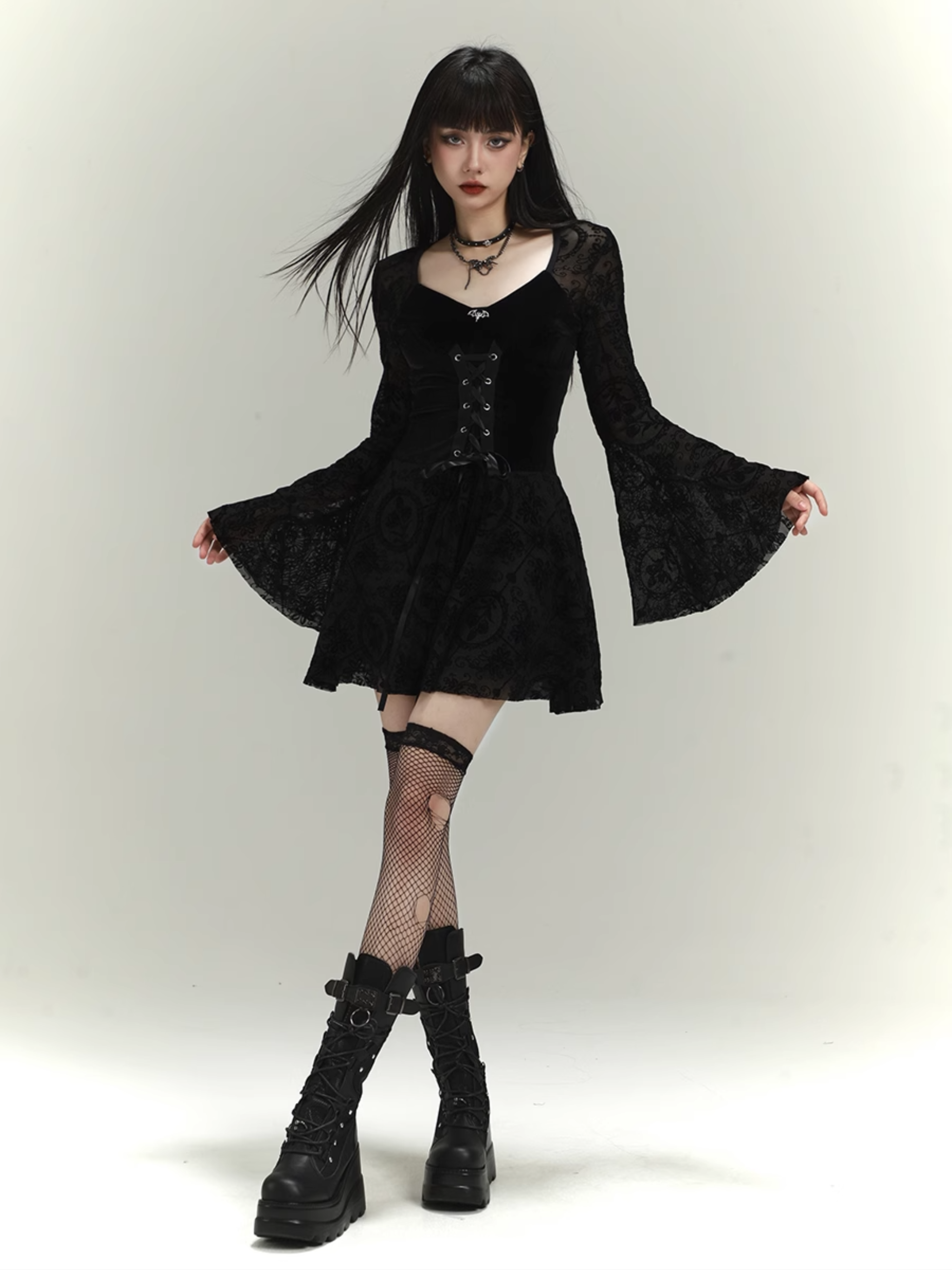 Girl Black Dress