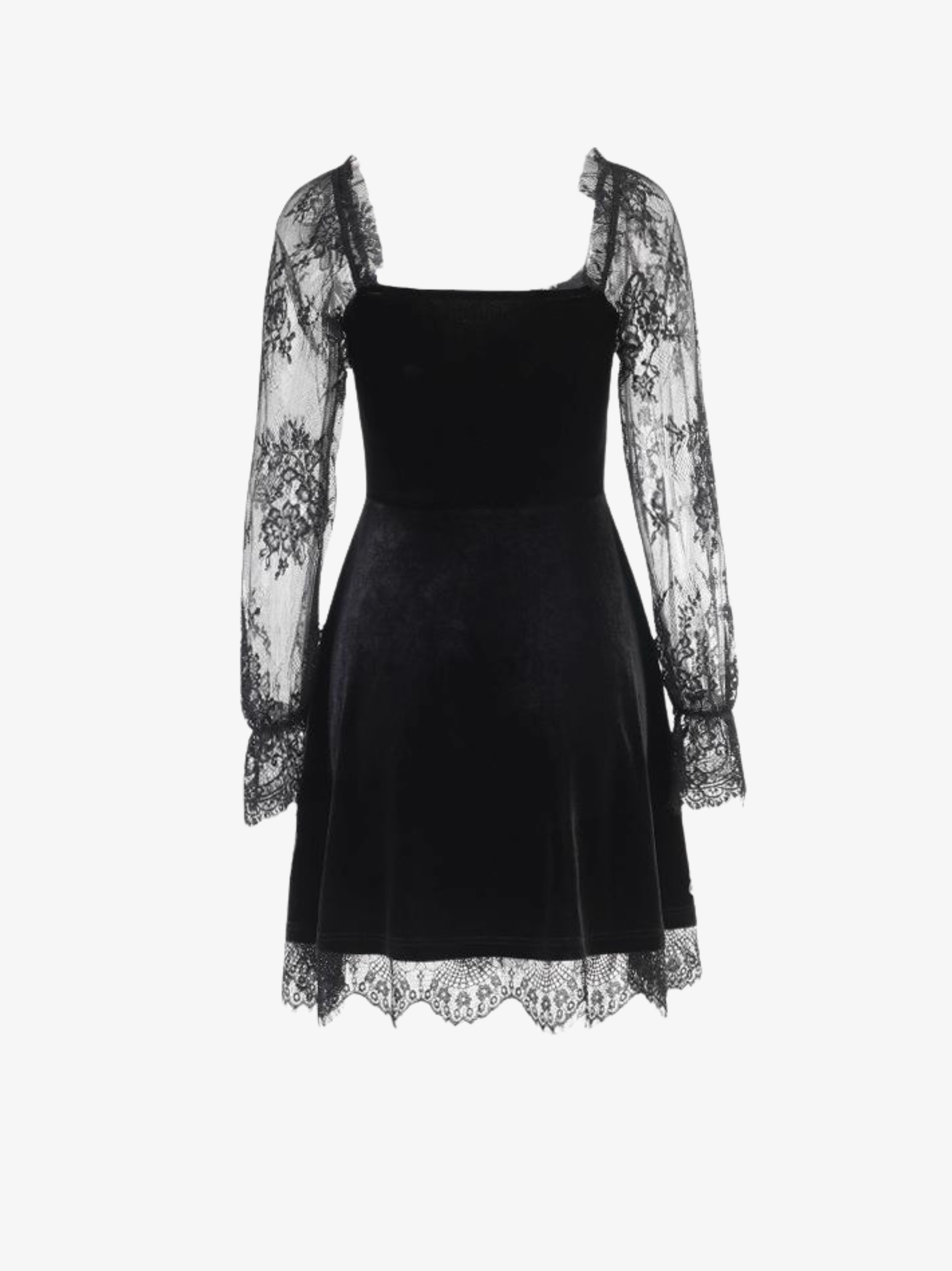 Robe taille en velours