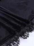Robe taille en velours