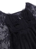 Robe taille en velours