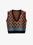 Color-Blocked Sweater Vest