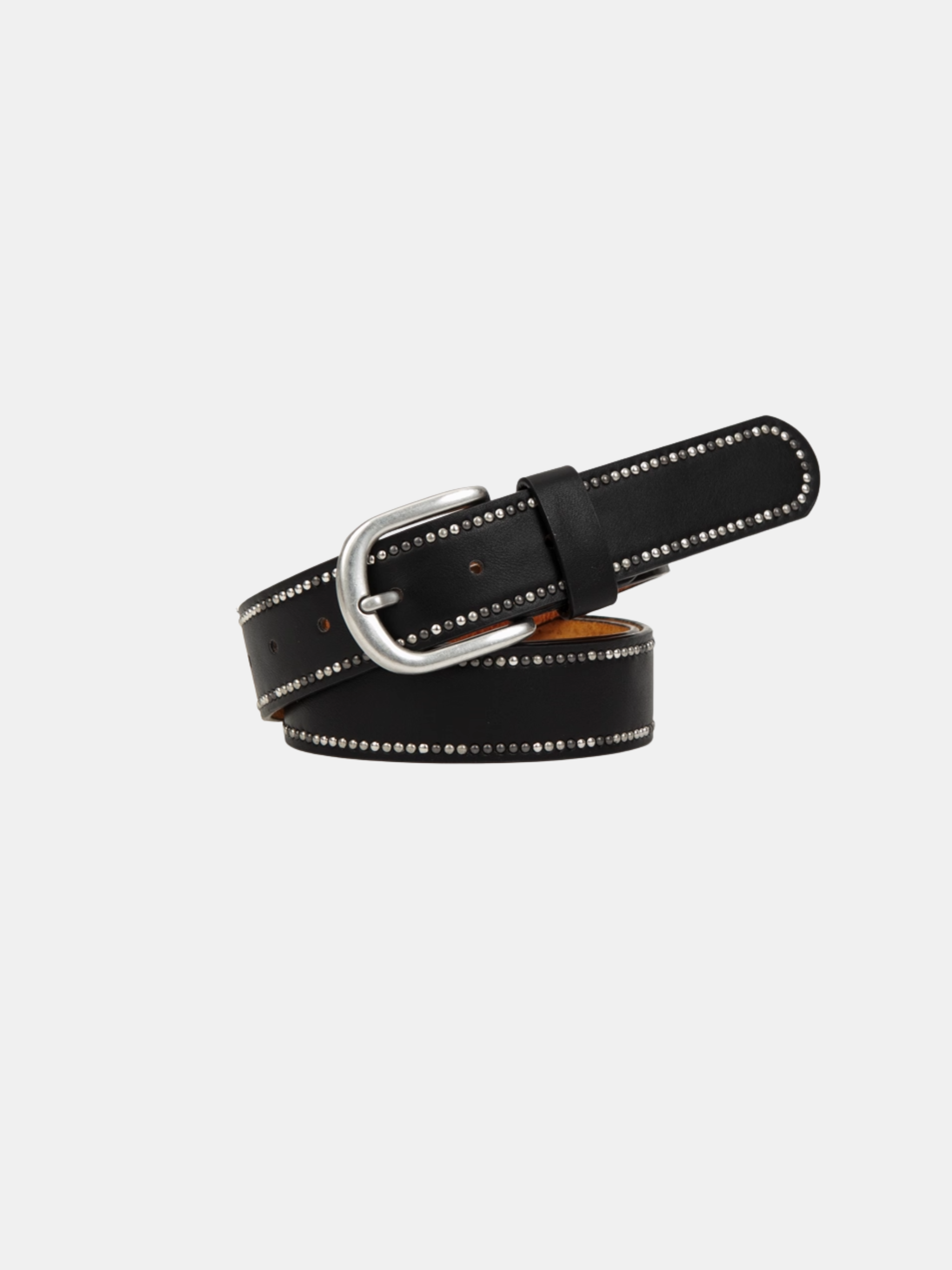 Studded Leather Belt