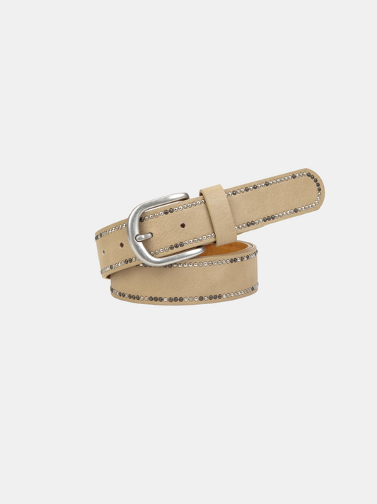 Studded Leather Belt