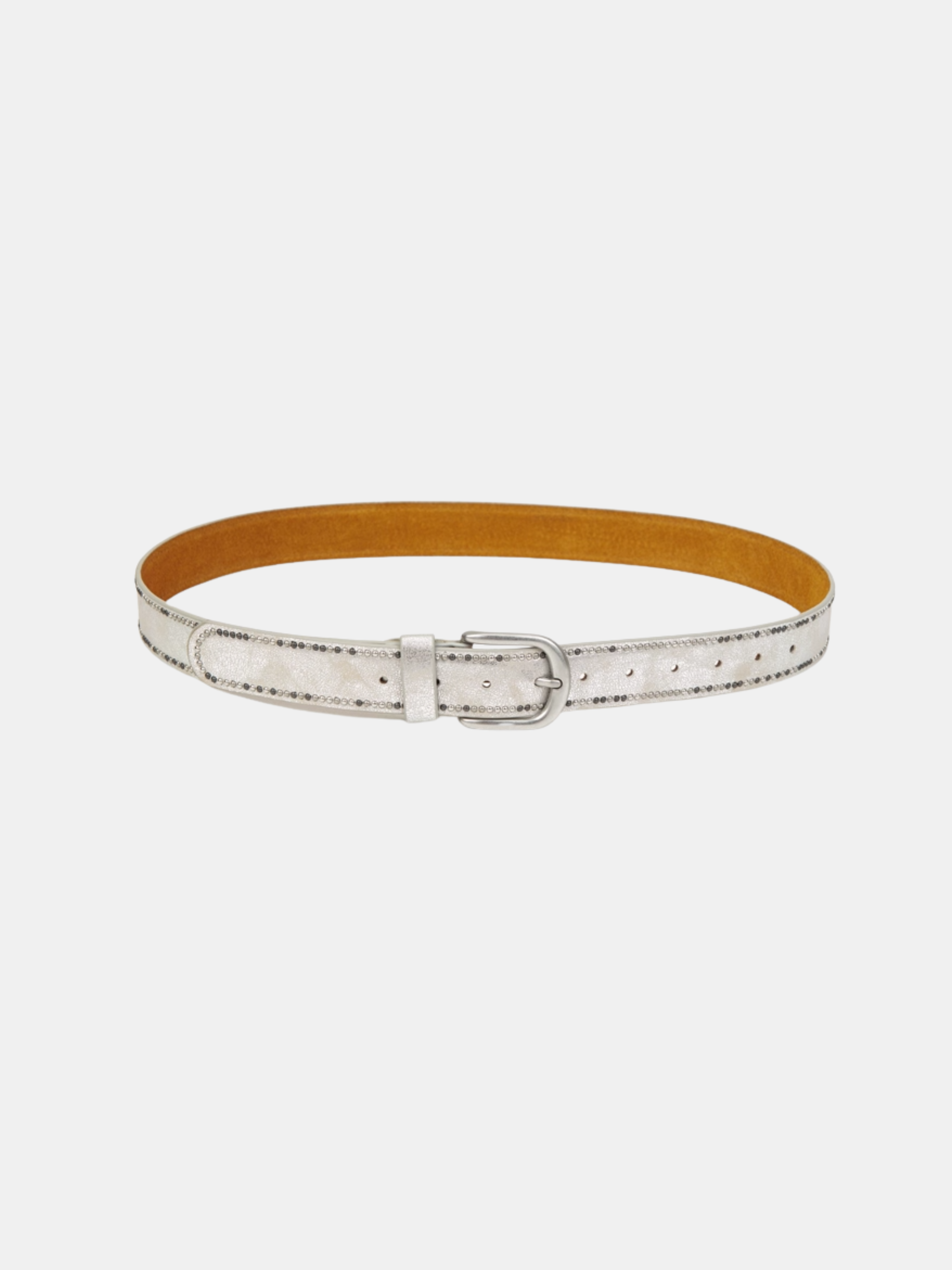 Studded Leather Belt