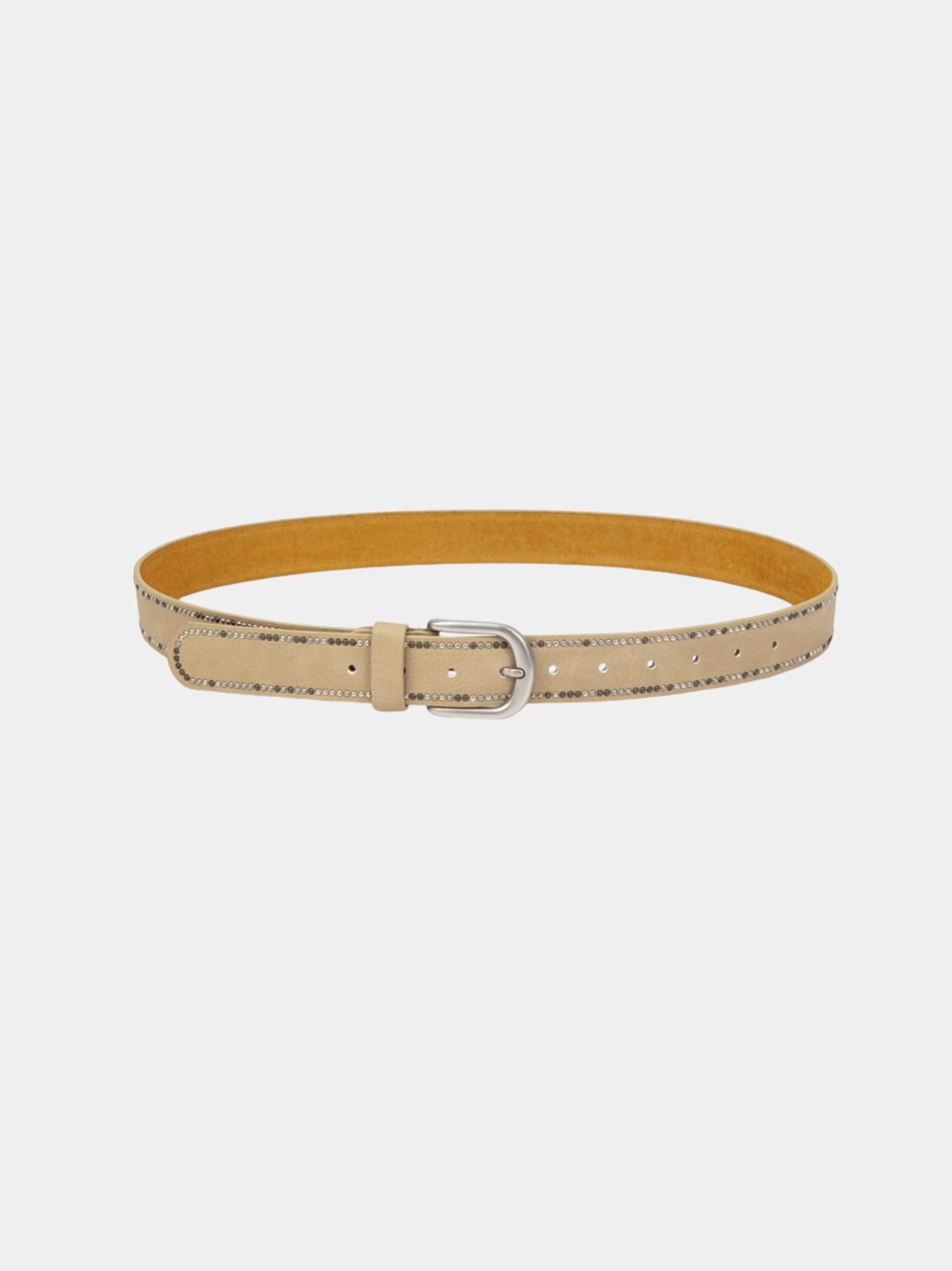 Studded Leather Belt