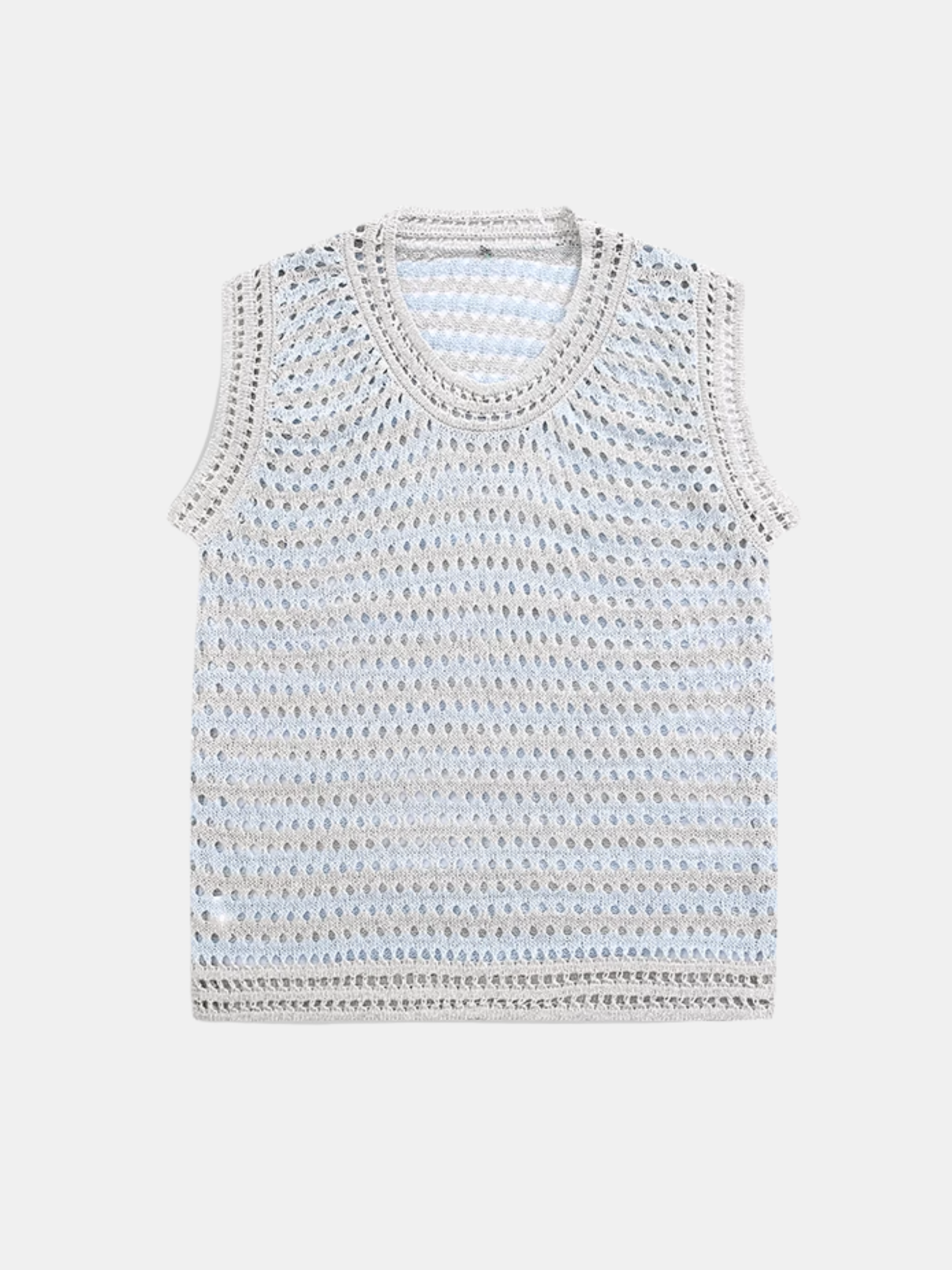 Sleeveless Knitted T-Shirt